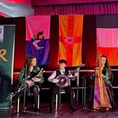 All Ireland Performance in the Hillgrove: l-r Martha, Felix, Niamh, Annie and Manus.
