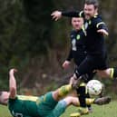 Action from Cleary Celtic's 4-0 win over Ballyholland. Pictures: Brendan Monaghan