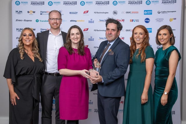 Best Health & Wellbeing Team - Duality Healthcare Newry. Sponsored by Canal Court Hotel & Spa.