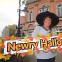 Chair of Newry, Mourne and Down DC, Cllr Valerie Harte, launches Newry's Halloween celebrations.