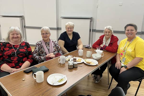Asda Larne Gail Caldwell with Linn Road Community Centre group