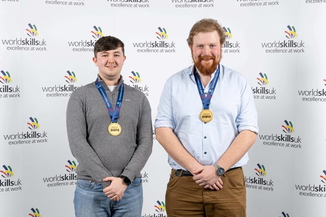 Caolan McCartan & Patrick Sheerin, gold medallists in the Industry 4.0 category at WorldSkills UK