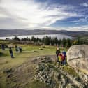A publicity image of Kilbroney Forest Park produced by tourist site Visit Mourne Mountains.