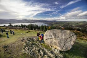 A publicity image of Kilbroney Forest Park produced by tourist site Visit Mourne Mountains.