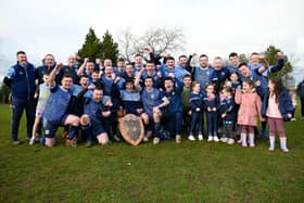 Mayorbridge celebrated finishing first in Division 1 back in March. However, they have had their title stripped from them two months later.
