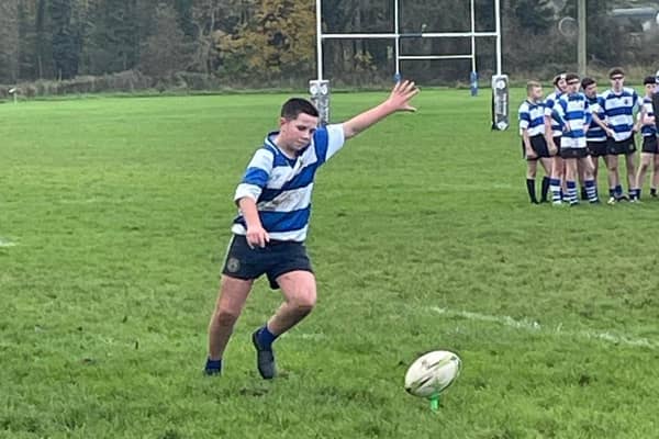 Action from Newry RFC U14s win over Academy.