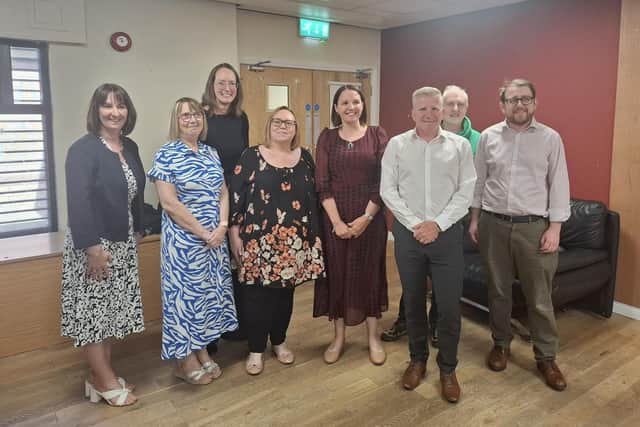 Northern Ireland Commissioner for Children and Young People, Chris Quinn, pictured during his visit to Home-Start Newry & Mourne.