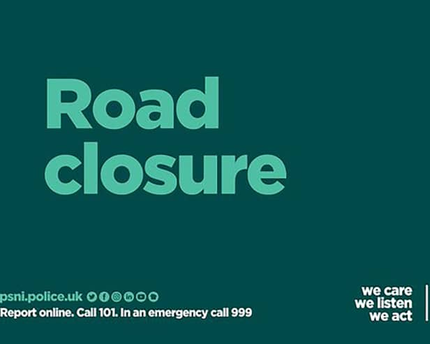 Road closed