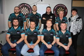 Boyd's Bar darts team who won the Division 2 title last weekend with a win against Bosco.