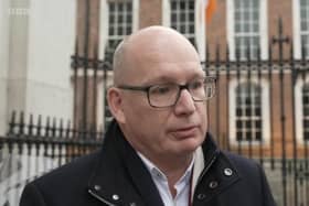 Newry Chamber CEO Michael Savage. Pic: BBC