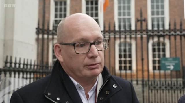 Newry Chamber CEO Michael Savage. Pic: BBC