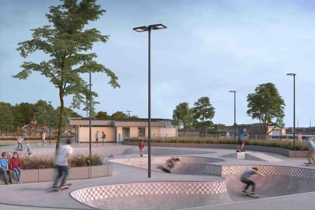 A CGI artist's impression of what the new Newry City Park will look like. Credit: NMDDC website.