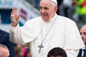 Pope Francis during his visit to Croke Park, Dublin, during the 9th World Meeting of Families in August 2018 (Catholic Communications Office archive).