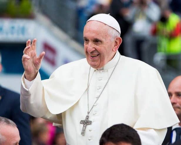 Pope Francis during his visit to Croke Park, Dublin, during the 9th World Meeting of Families in August 2018 (Catholic Communications Office archive).