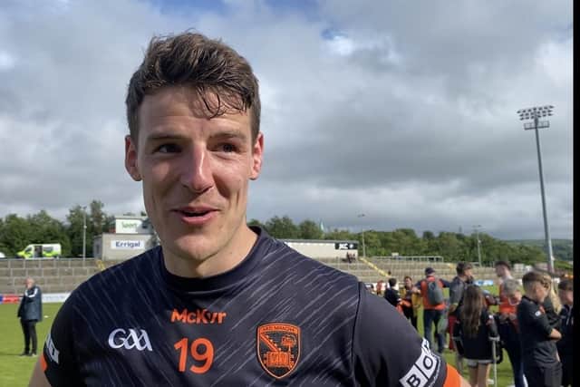 Armagh's Niall Grimley.