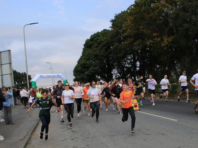 The First Colour Run for the Brian Conlon Foundation brought a lot of pleasure to the many families who came out to support it. INNR3951