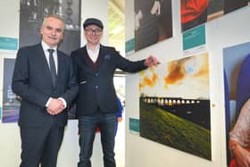 Pictured at the Translink Connections Exhibition are Translink CEO Chris Conway & Joseph Lennon