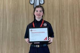 Megan Walsh from Crossmaglen has become the village's first female firefighter.