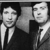 Mickey Doran with the legendary Sir Tom Jones.