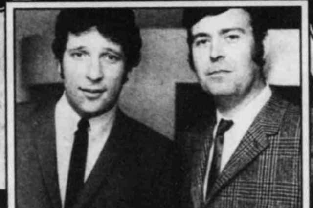 Mickey Doran with the legendary Sir Tom Jones.