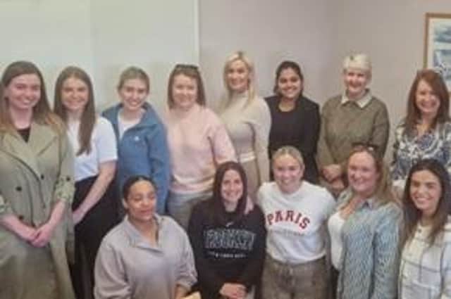 Some of the members of the Daisy Hill Hospital nursing team.