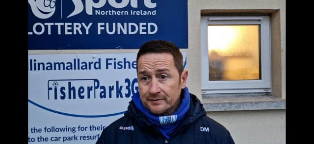 Newry City manager Darren Mullen.