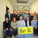 Members of the Newry City Park Stakeholder Group pictured at their recent meeting in Newry Leisure Centre.