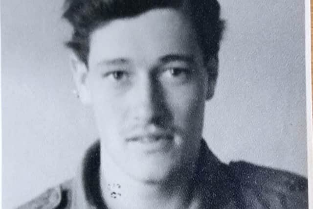 Captain John Gough in his Second World War military uniform.