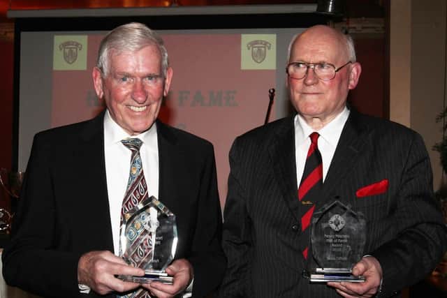 2016 Newry Mitchels’ Hall of Fame winners Kevin and Sean O’Neill.