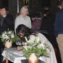Signing the Book of Condolence in memory of Pope Francis INNR1707