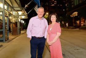 Economy Minister Conor Murphy is pictured in Chicago with Andrea Haughian, Executive Vice President, Head of Americas - Invest Northern Ireland.