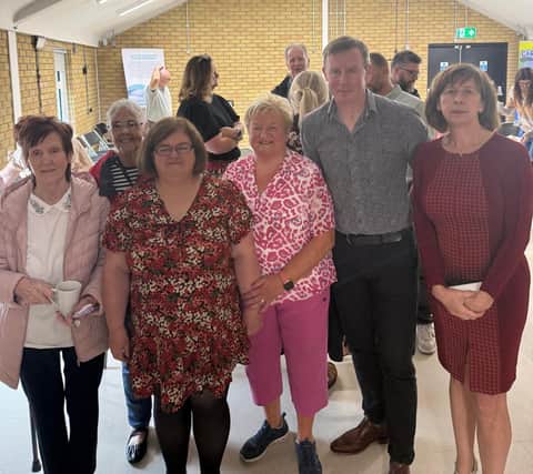 Justin McNulty MLA joined residents at the re-opening of the Carnagat Community House.